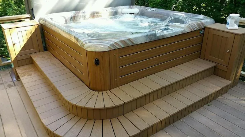 Rilassati con stile: 12 fantastici design per terrazze con vasche idromassaggio integrate Rilassati con stile 12 fantastici design per terrazze con vasche idromassaggio integrate 03 3