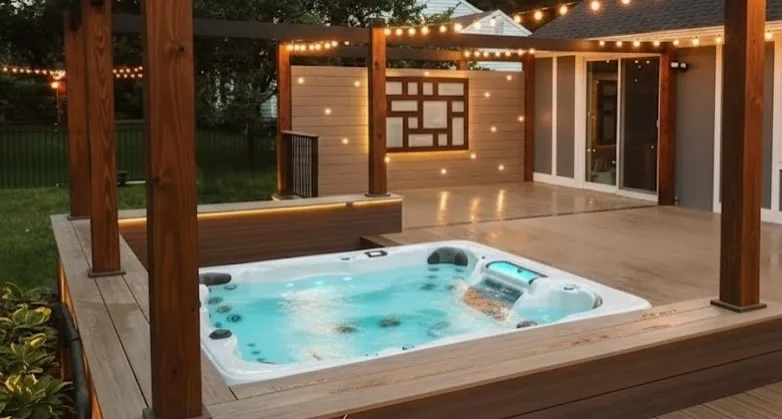 Rilassati con stile: 12 fantastici design per terrazze con vasche idromassaggio integrate Rilassati con stile 12 fantastici design per terrazze con vasche idromassaggio integrate 12 12