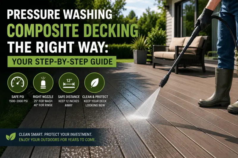 Pressure Washing Composite Decking the Right Way: Your Step-by-Step Guide