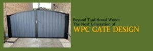 WPC AC Outdoor Unit Cover Manufacturer Beyond Traditional Wood The Next Generation of WPC Gate Design COVER 52